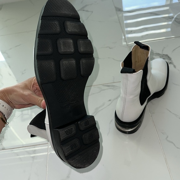 Alexander Wang Chelsea Boot Bootie White 10 Ankle - Picture 13 of 13